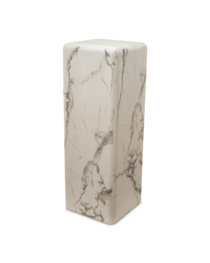 Polspotten - Zuil Marble Look Wit L