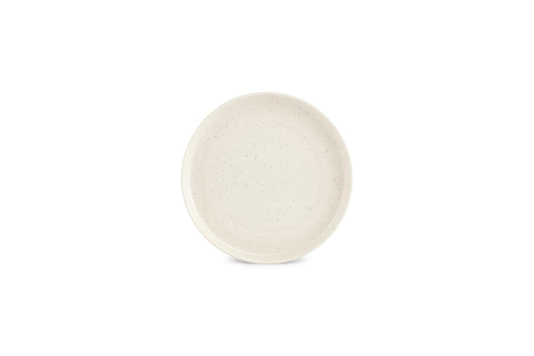 Plat bord 19,5cm vanille Dot - Set van 6