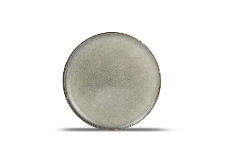 Plat bord 20cm groen/blauw Meridian - Set van 4