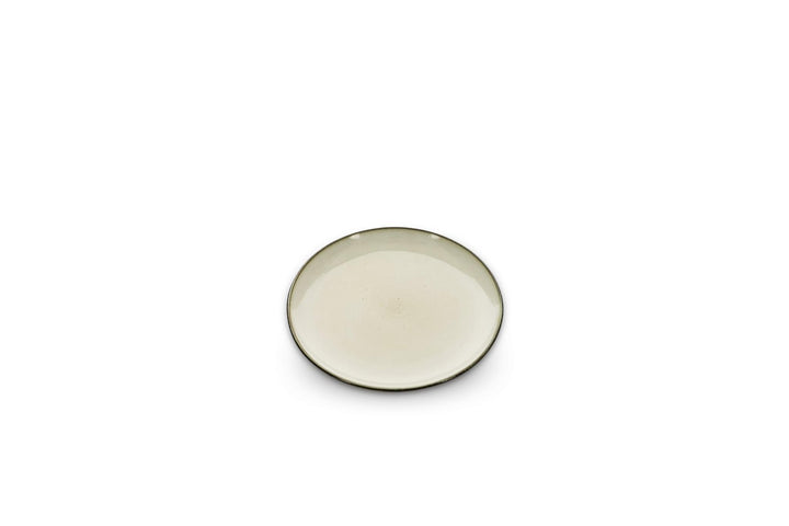 Plat bord 20cm ivoor Meridian - Set van 4