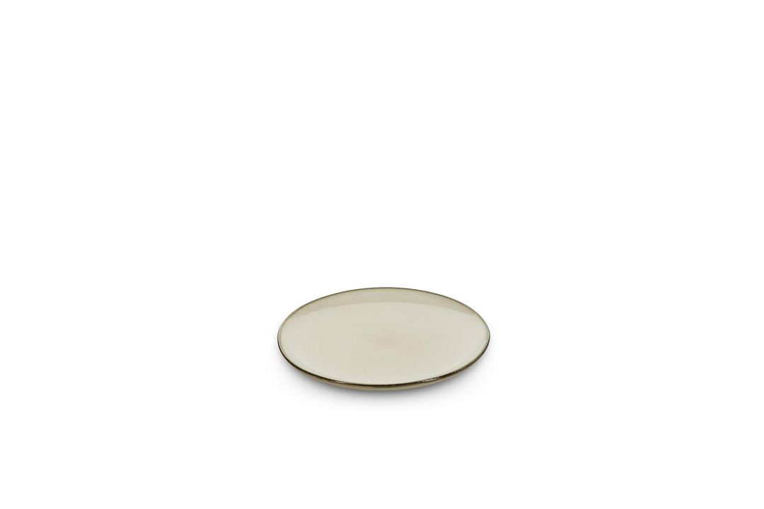 Plat bord 20cm ivoor Meridian - Set van 4