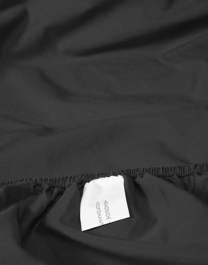 Essenza | Premium Percale Hoeslaken - 160x210, Antraciet
