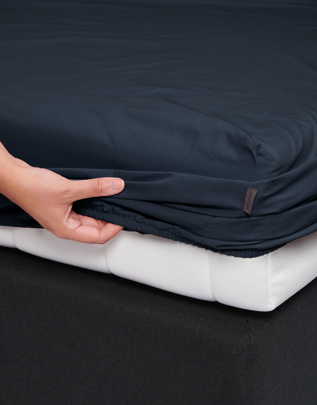 Essenza | Premium Percale Hoeslaken - 180x210, Nightblue