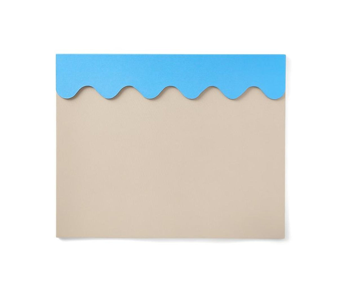 Printworks Bureau Onderlegger - Beige/Blauw