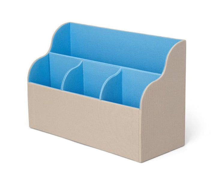 Printworks Bureau Organizer - Beige/Blauw