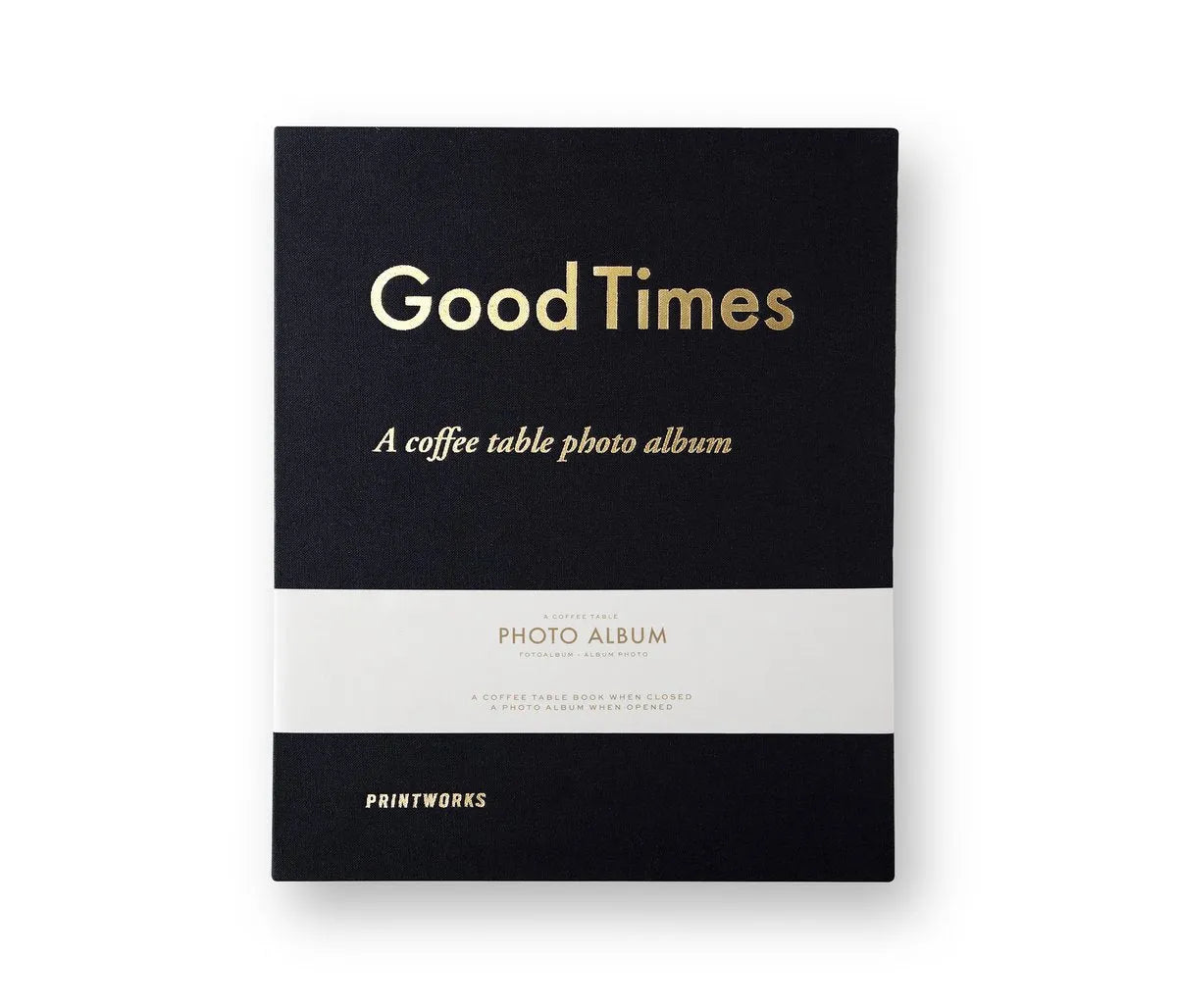 Printworks Fotoalbum L - Good Times - Zwart