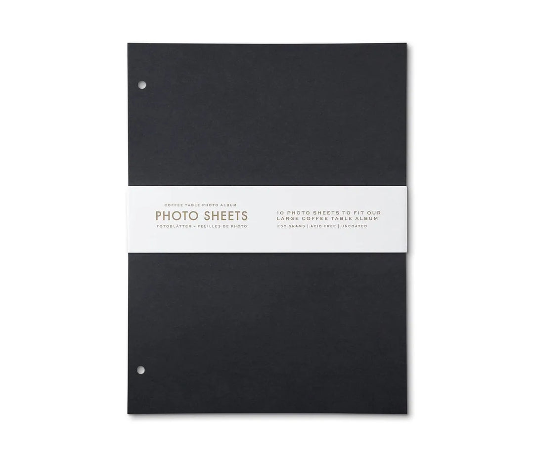 Printworks Fotoalbum L navulpapier 10 vellen - Zwart