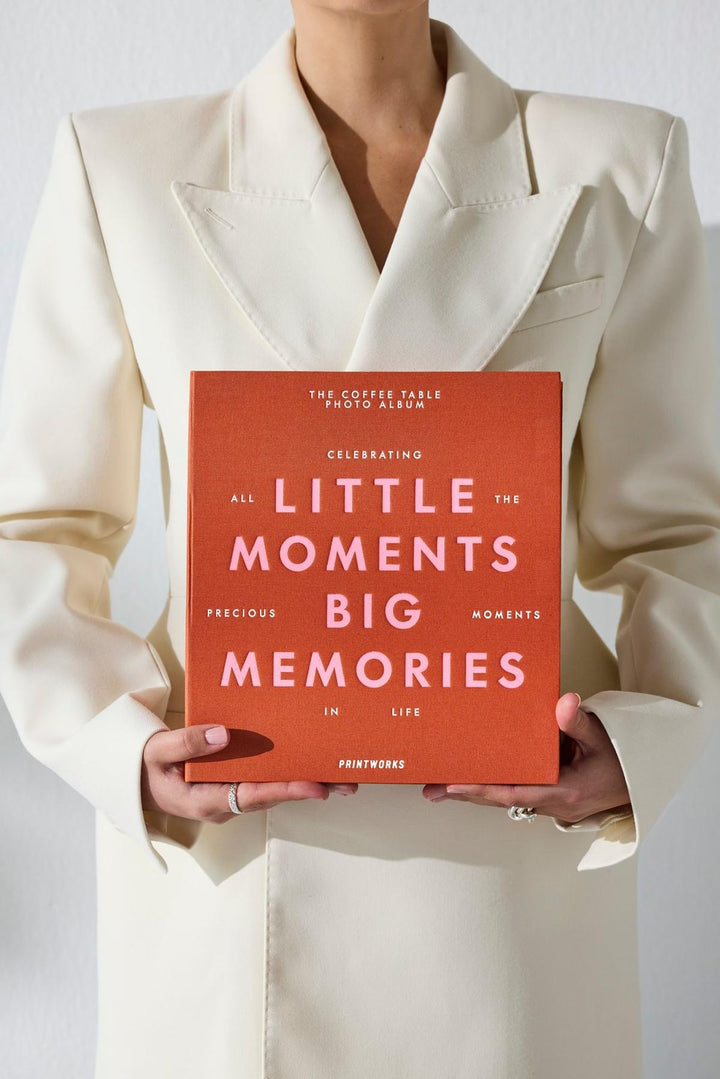Printworks Fotoalbum - Little Moments Big Memories - Oranje