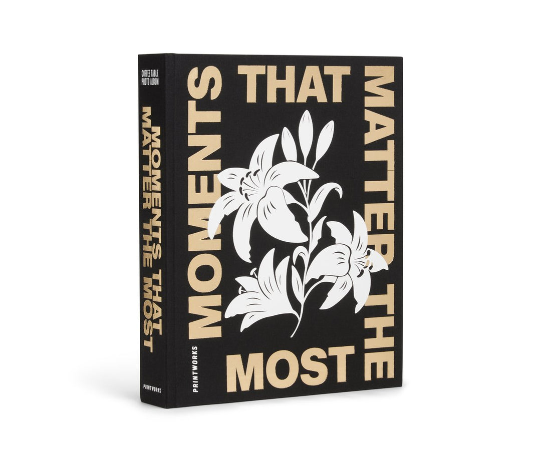Printworks Fotoalbum - Moments that Matters the Most - Zwart