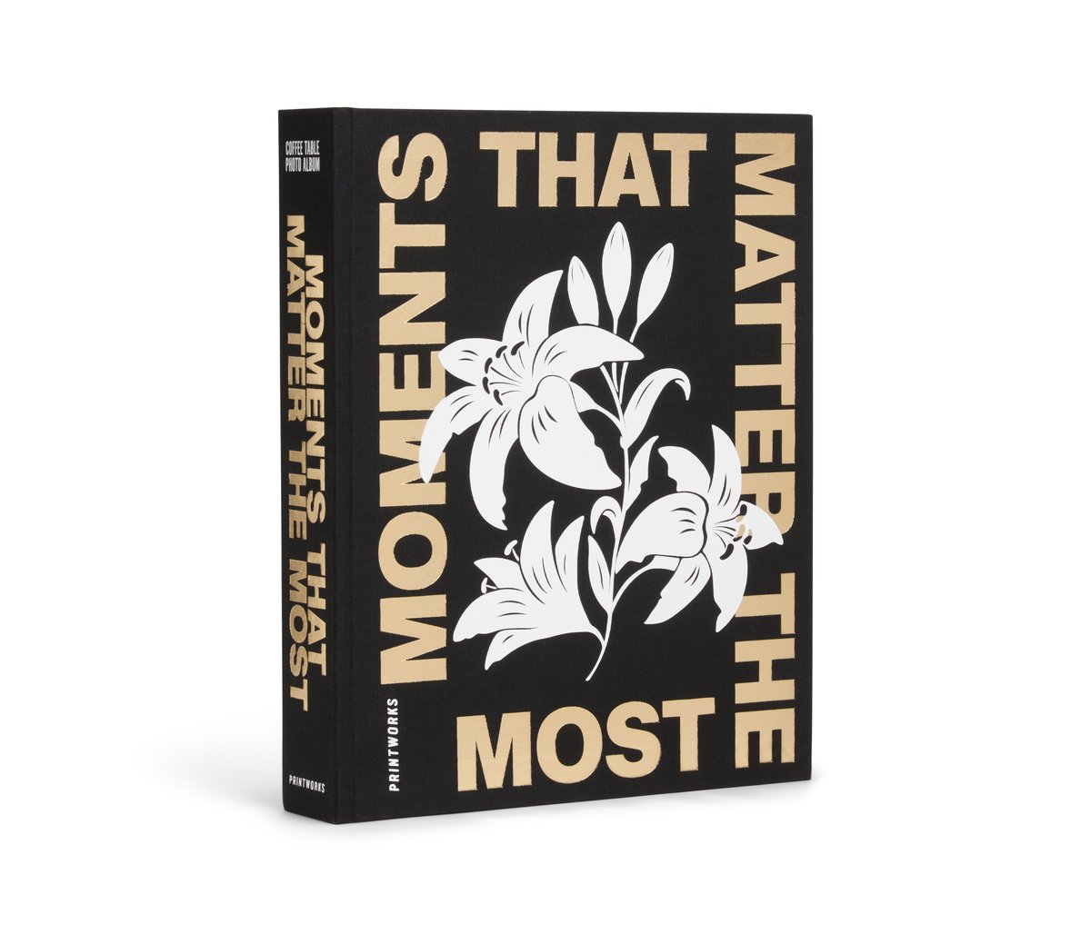 Printworks Fotoalbum - Moments that Matters the Most - Zwart