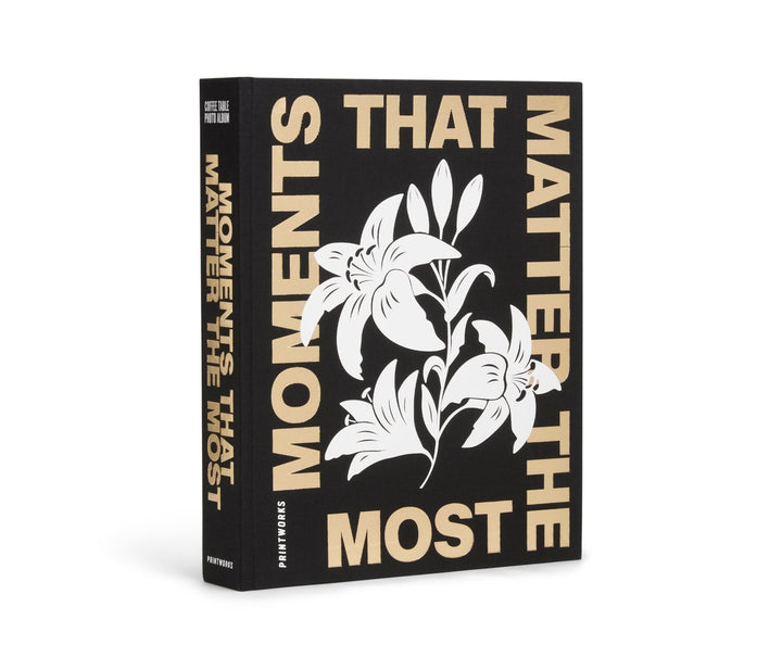 Printworks Fotoalbum - Moments that Matters the Most - Zwart