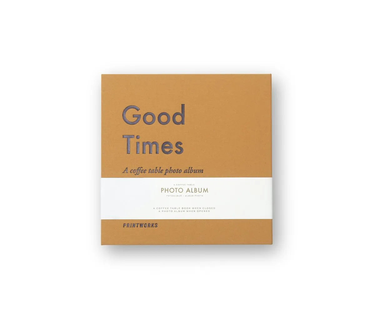 Printworks Fotoalbum S - Good Times - Okergeel