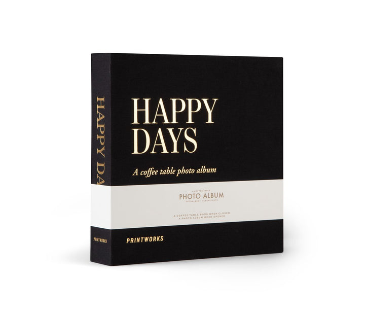 Printworks Fotoalbum S - Happy Days - Zwart