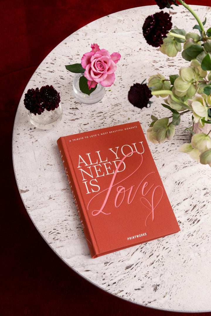 Printworks Fotoboek - All You Need is Love - Oranje