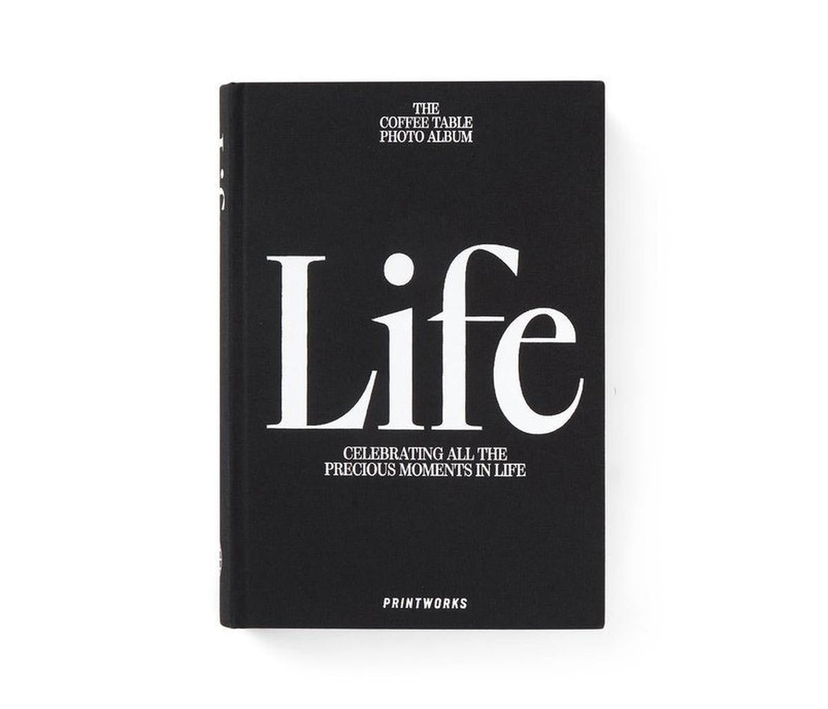 Printworks Fotoboek - Life - Zwart