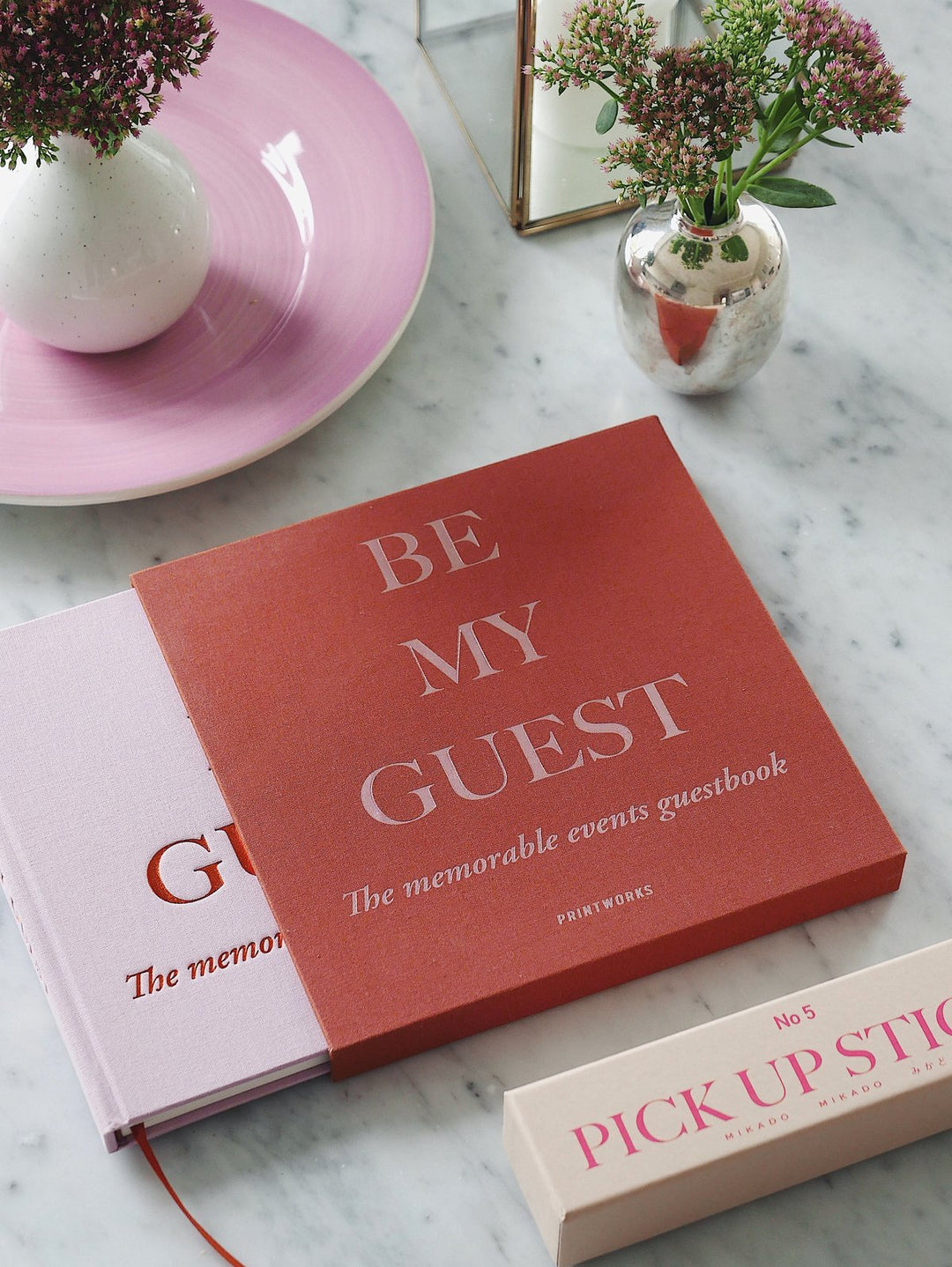 Printworks Gastenboek - Bruin/Roze