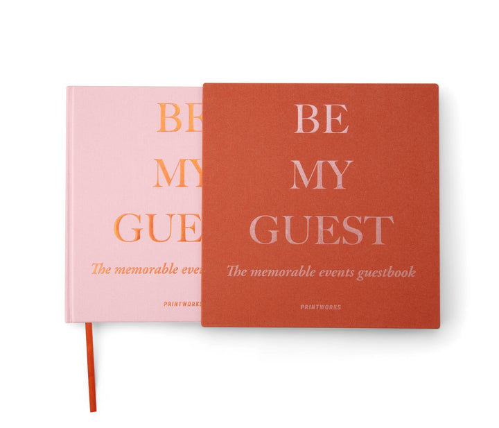 Printworks Gastenboek - Bruin/Roze