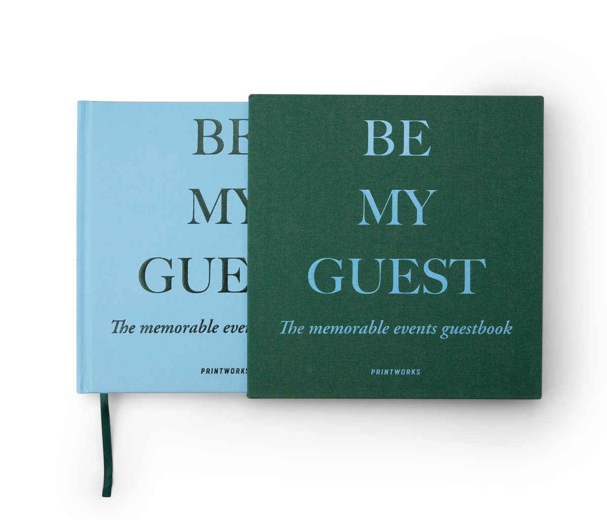 Printworks Gastenboek - Groen/Blauw
