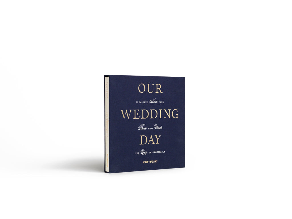 Printworks Gastenboek bruiloft - Donkerblauw