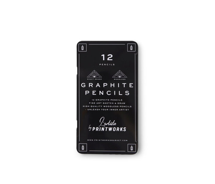 Printworks Kleurpotloden set van 12 - Graphite