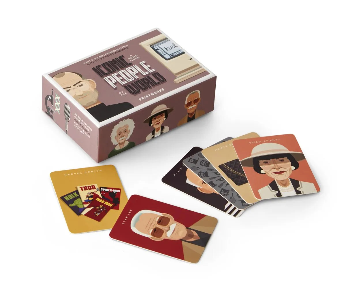 Printworks Memory spel - Iconic People