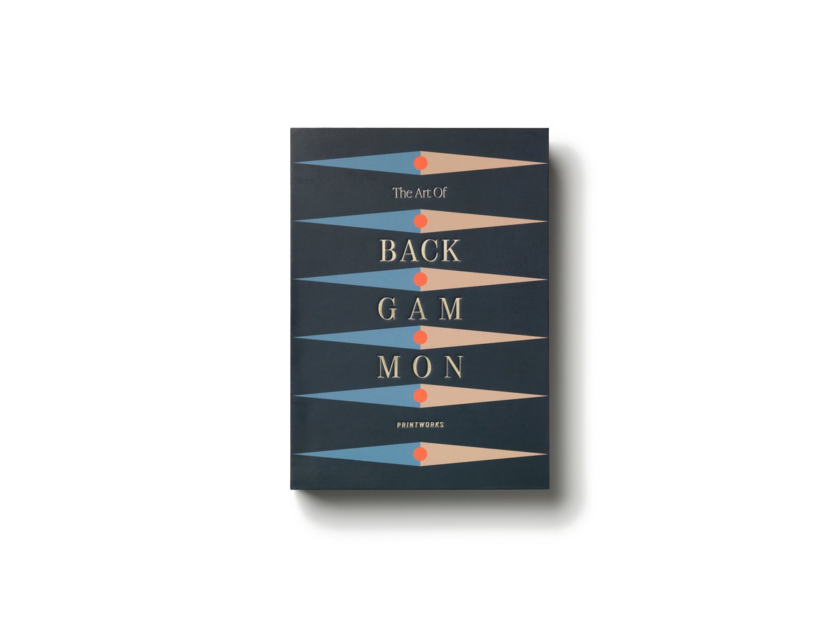 Printworks - Spel Classic - Art of Backgammon - Antraciet