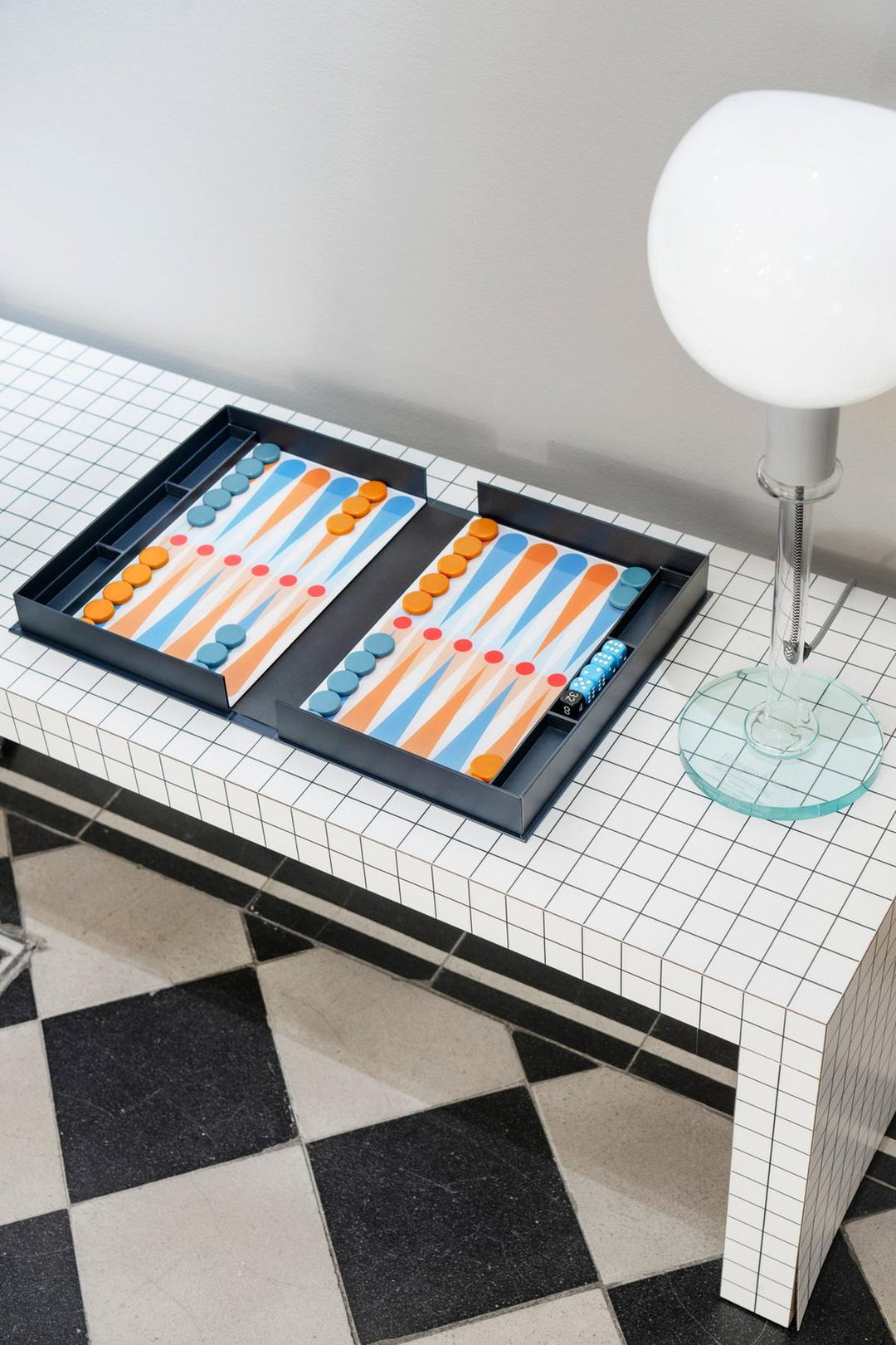 Printworks - Spel Classic - Art of Backgammon - Antraciet