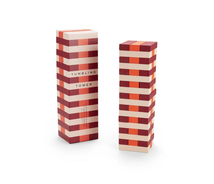 Printworks Spel Play - Tumbling Tower - Rood/Oranje