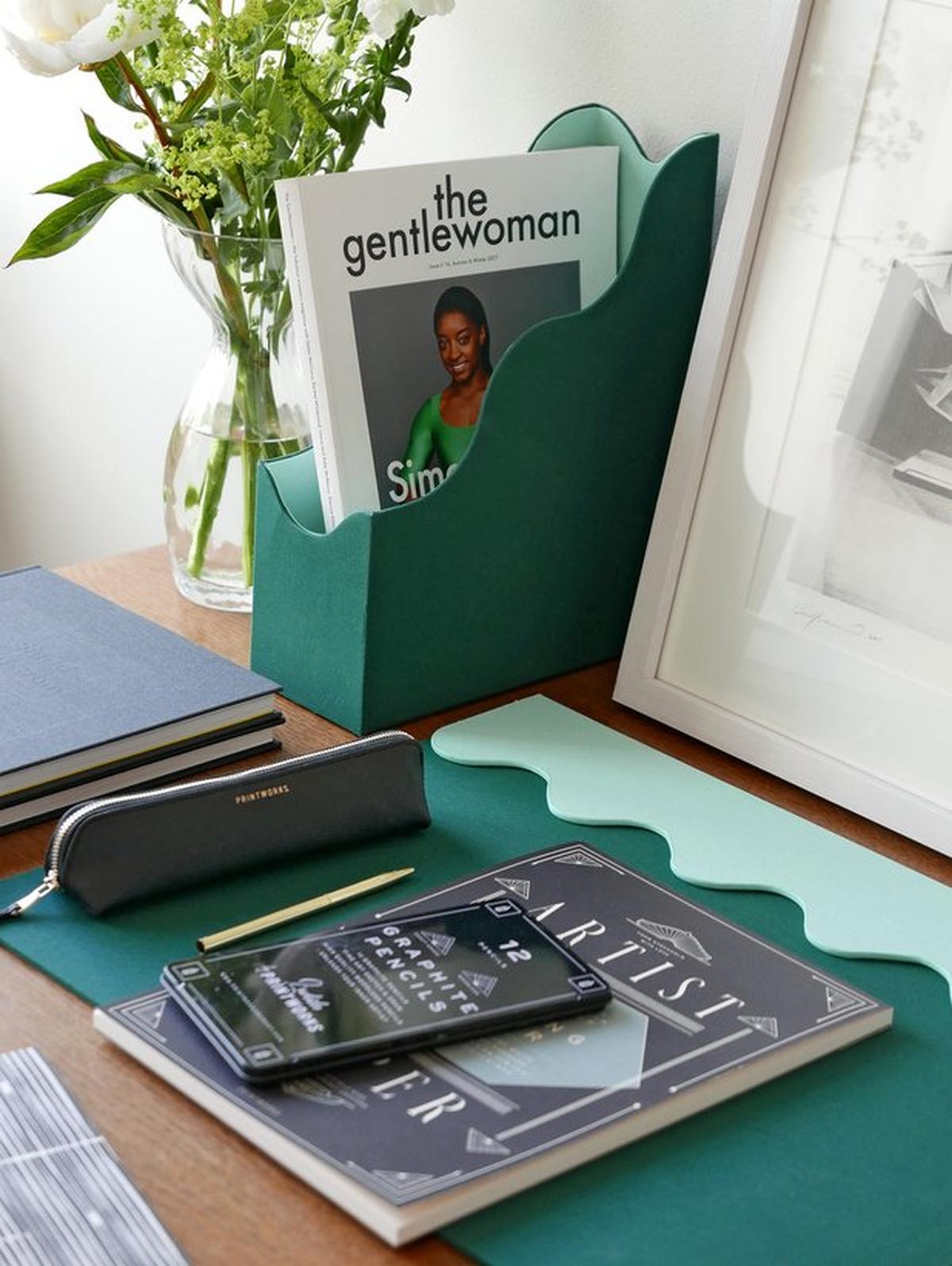 Printworks Tijdschriftenrek - Groen/Turquoise