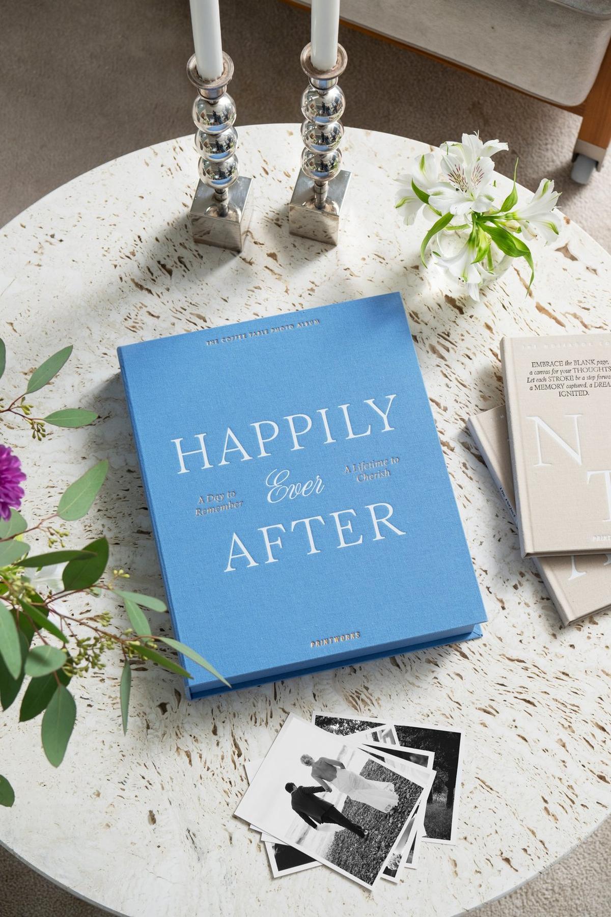 Printworks Wedding Album - Happily Ever After - Blauw