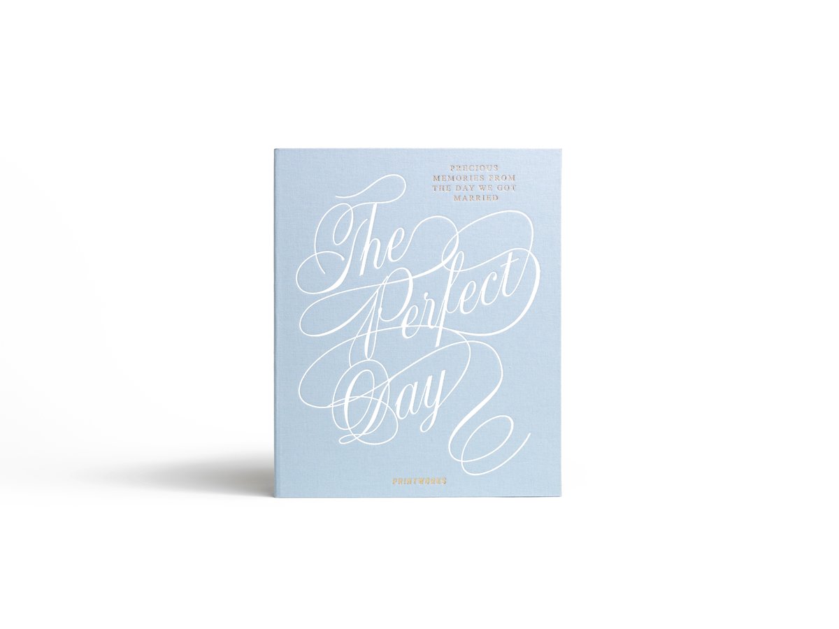 Printworks Wedding Album - The Perfect Day - Lichtblauw