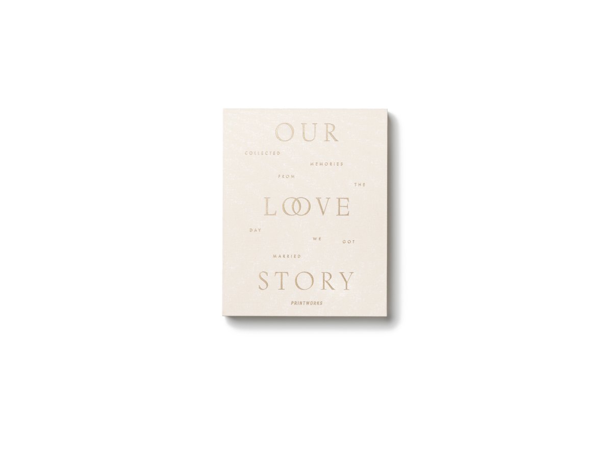 Printworks Wedding Journal - Our Love Story