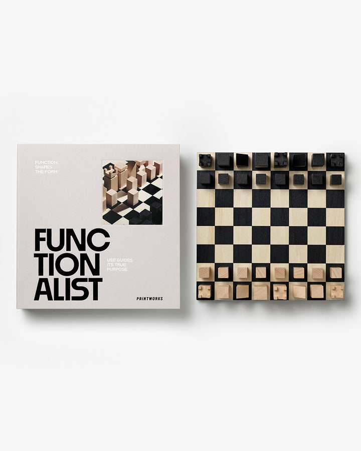 Printworks - Spel - Chess Wood - The Functionalist