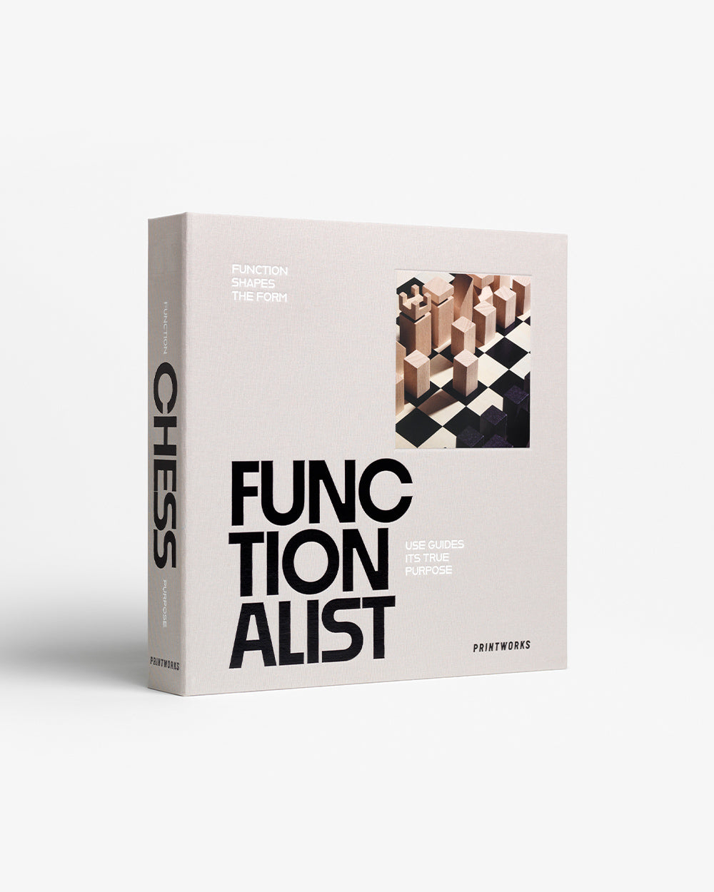 Printworks - Spel - Chess Wood - The Functionalist