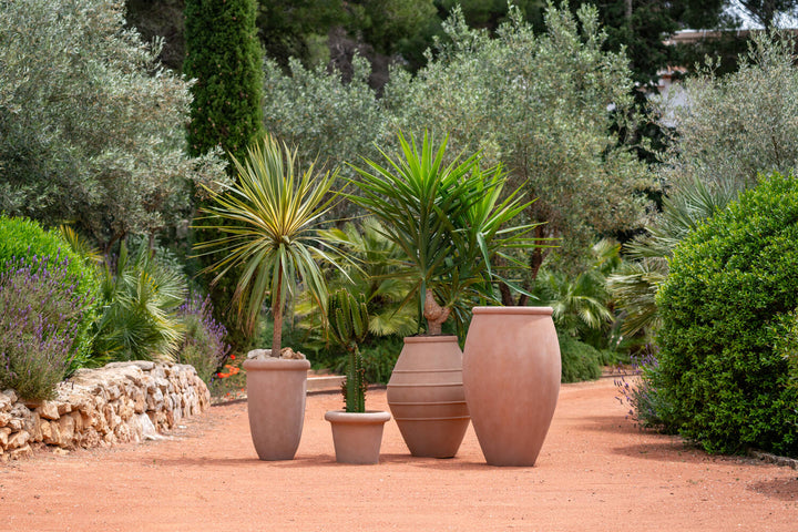 Pottery Pots - Bloempot Amphora L, Zachte Klei