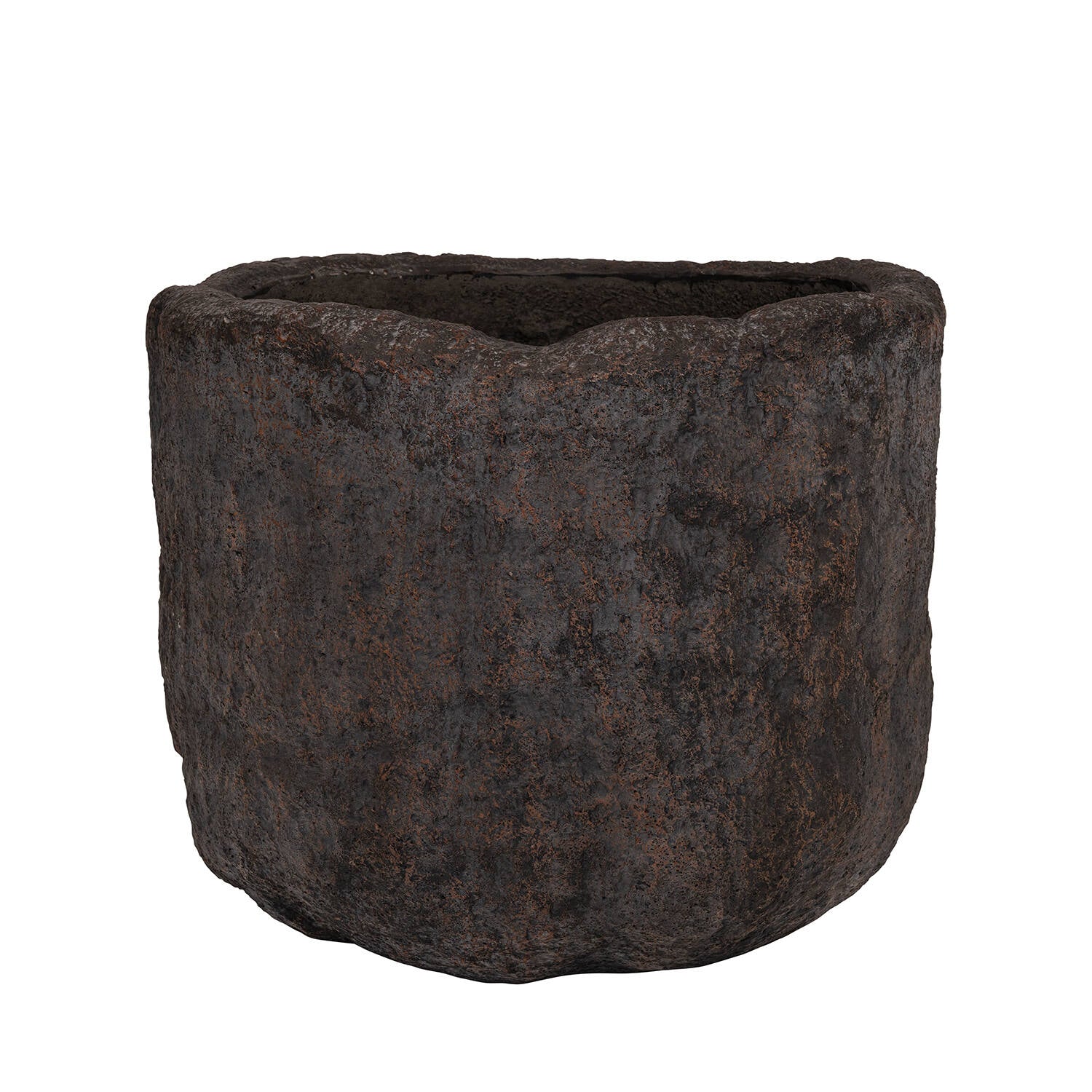 Pottery Pots - Bloempot Mesa M, Fossiel Donkergrijs