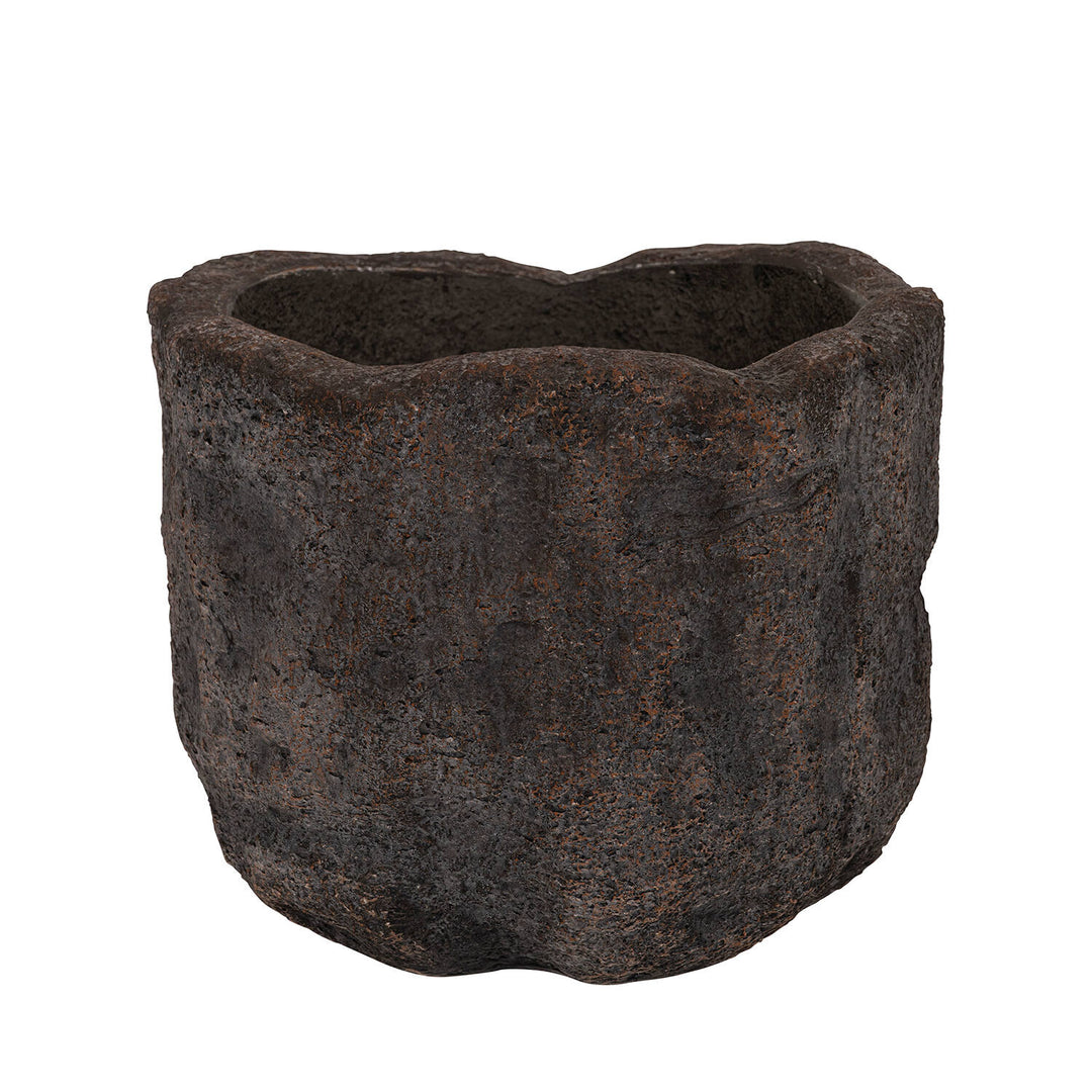 Pottery Pots - Bloempot Mesa L, Fossiel Donkergrijs
