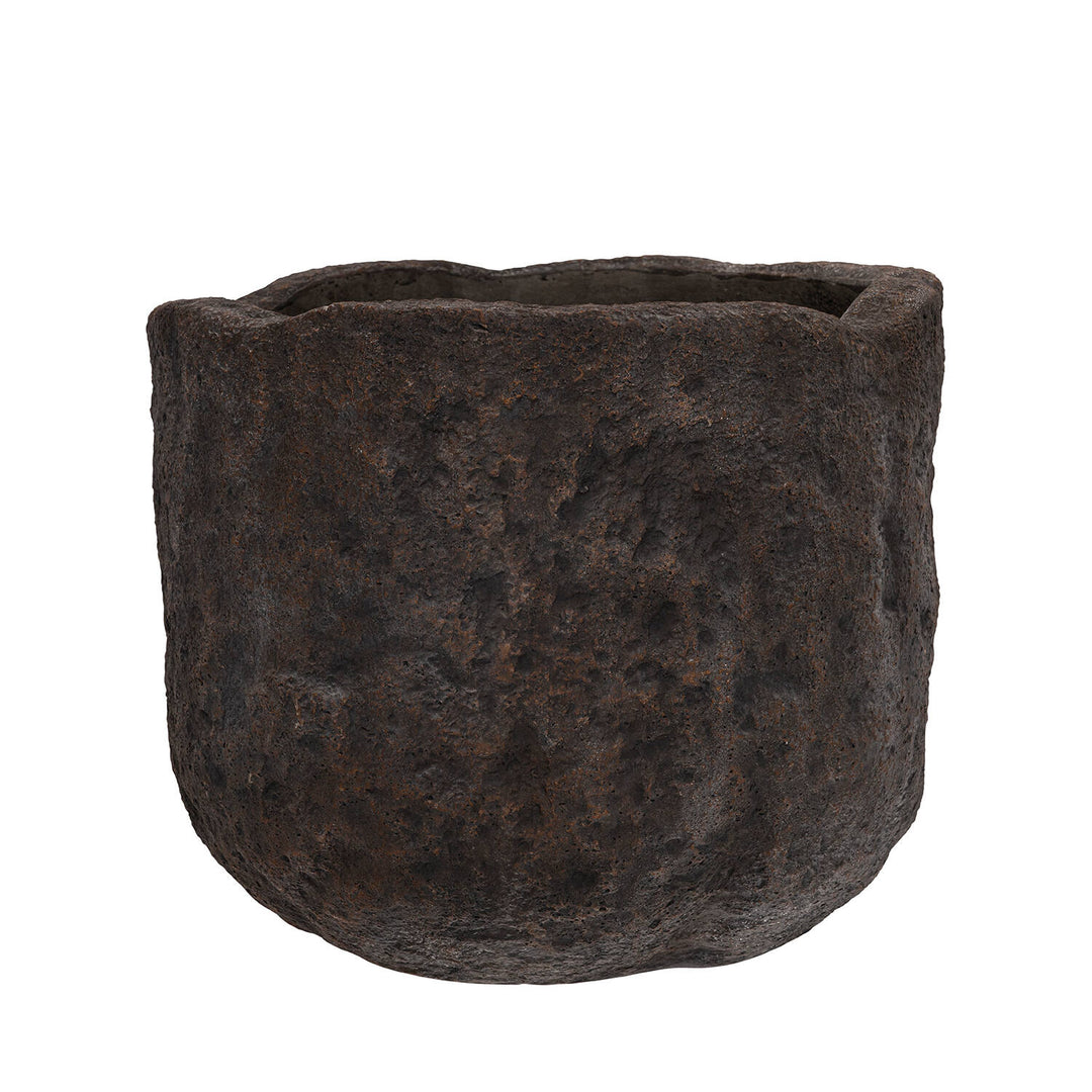 Pottery Pots - Bloempot Mesa XL, Fossiel Donkergrijs