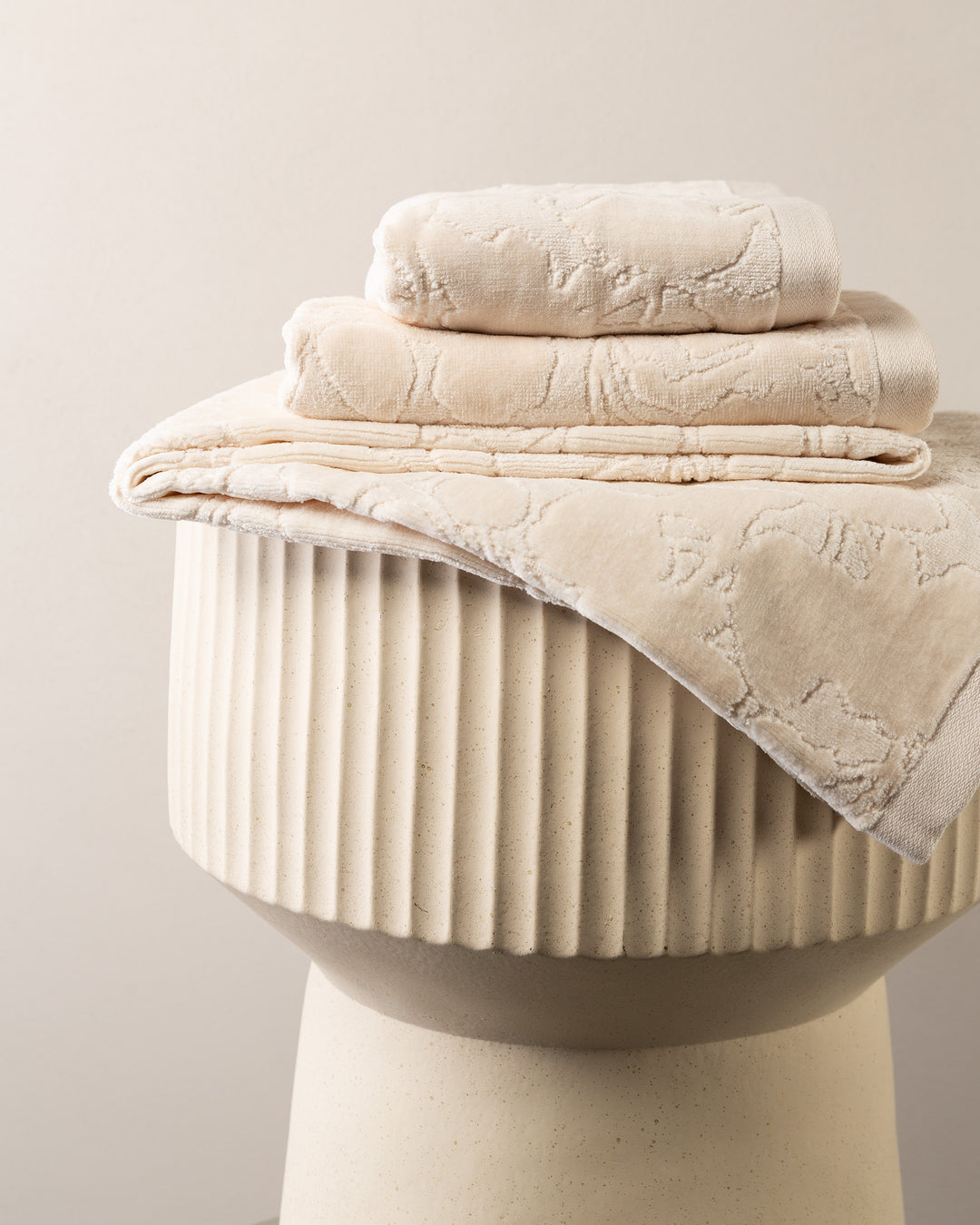 Essenza | Rosie Handdoek - 50x100, Vanille