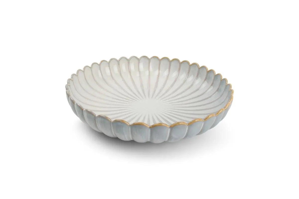 Salt & Pepper - Diep Bord 24xh5cm Nuance Wit Lotus - Set van 4