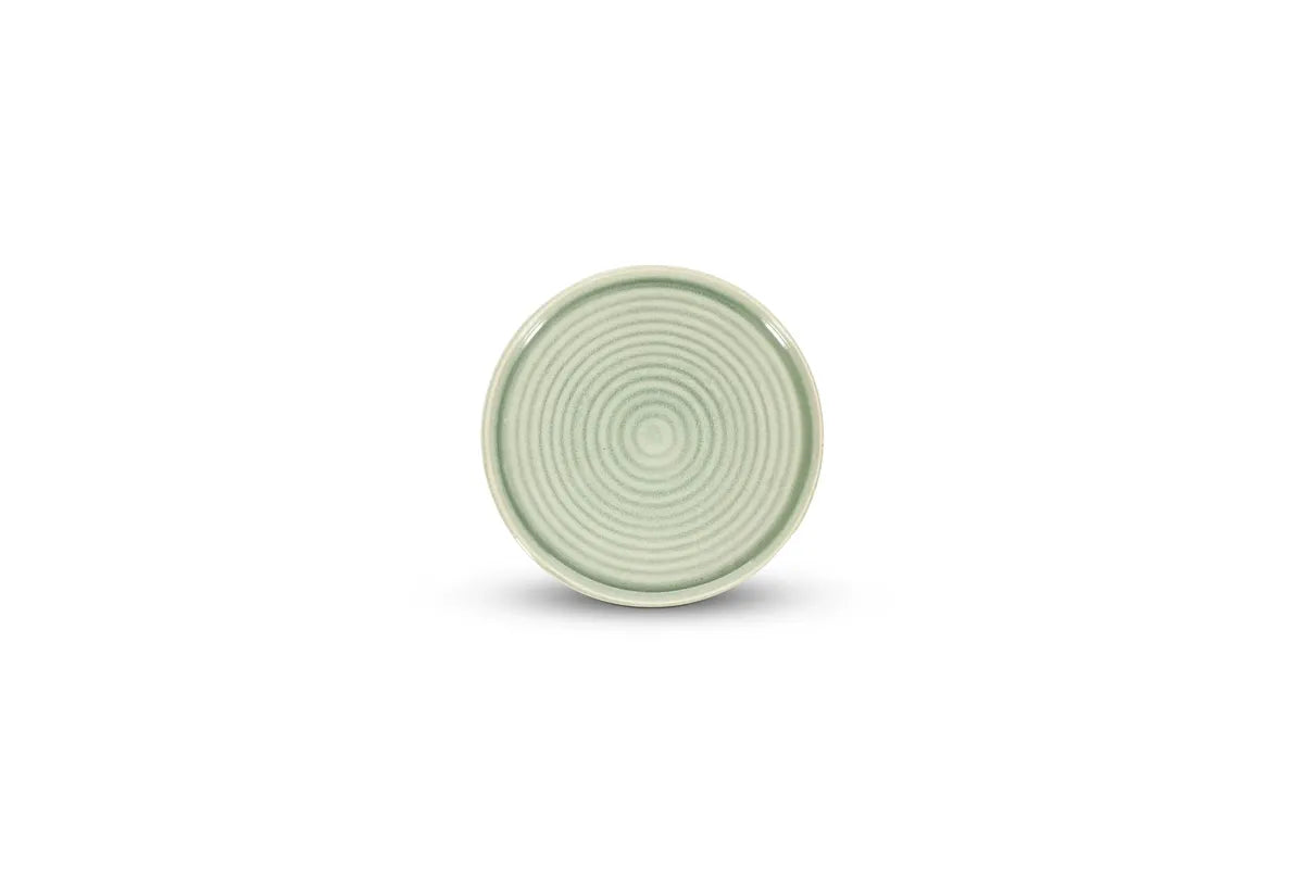 Salt & Pepper - Plat bord 21,5cm groen Cameo - Set van 4