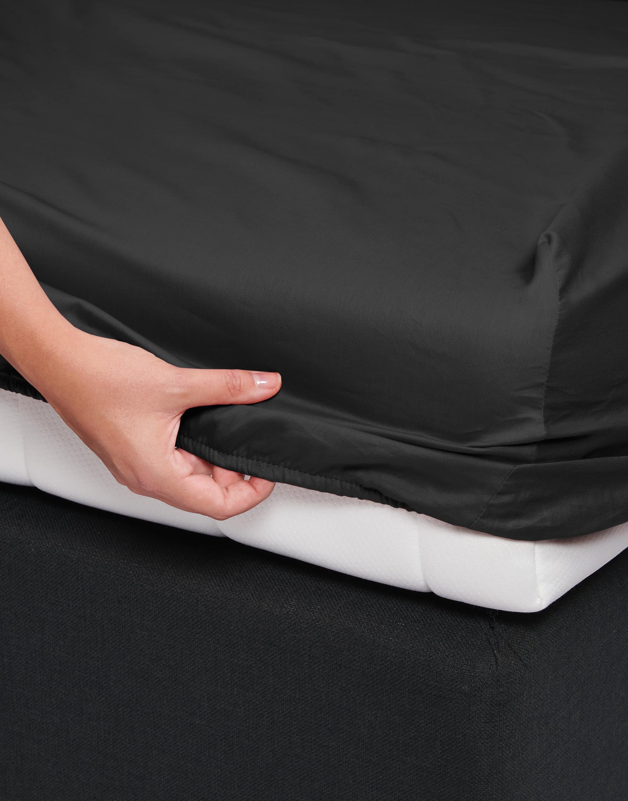 Satin Hoeslaken - 80x200