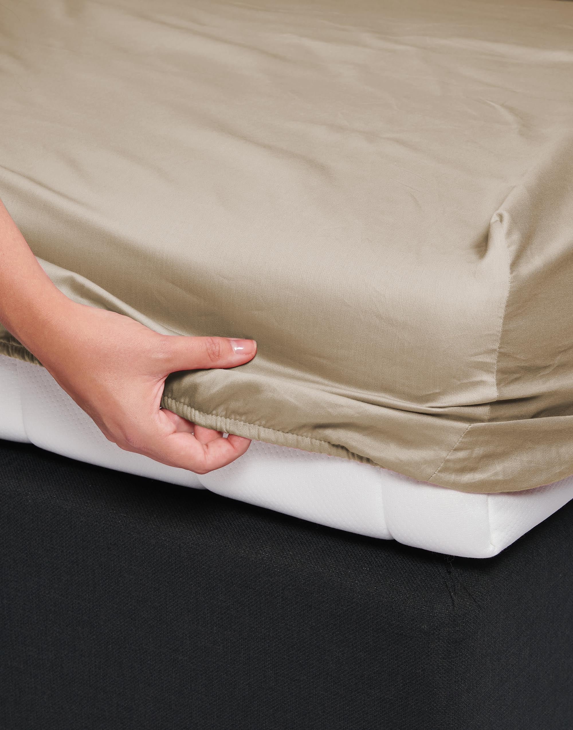 Satin Hoeslaken - 80x200