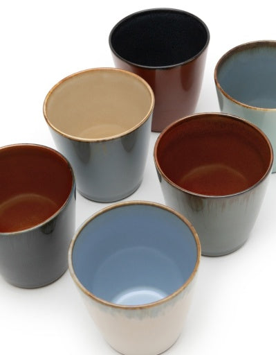Serax - Anita Le Grelle - CONISCHE BEKER M MISTY GREY/SMOKY BLUE
