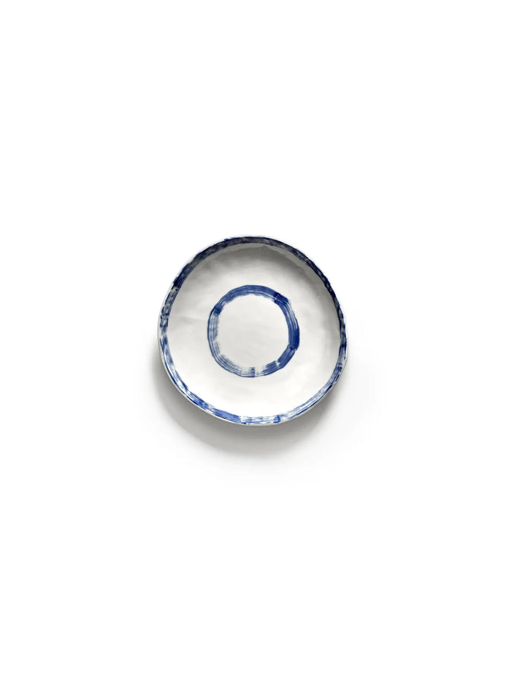 Serax - Annebet Philips - Serveerkom Wit Blauw 01 Line-up - Set van 2