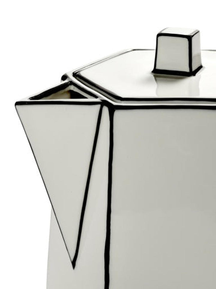 Serax - Annebet Philips - Theepot Wit/Zwart Carte Blanche