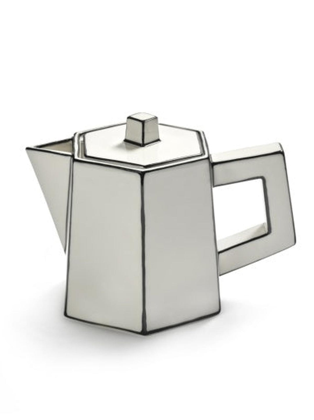 Serax - Annebet Philips - Theepot Wit/Zwart Carte Blanche