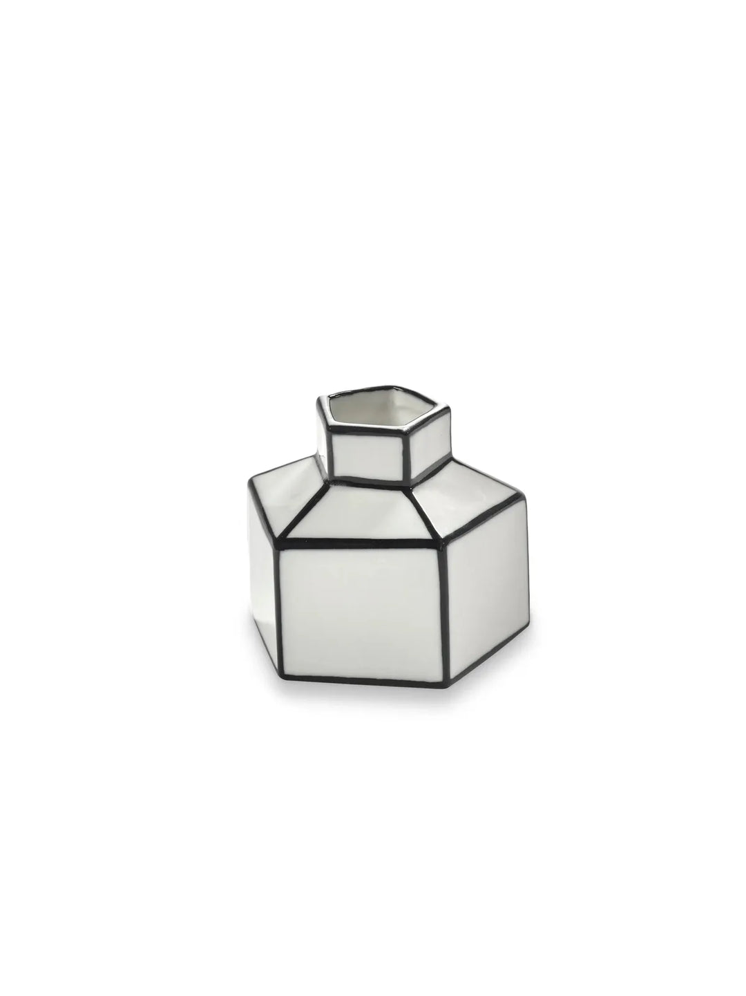 Serax - Annebet Philips - Vaas Wit/Zwart S Carte Blanche