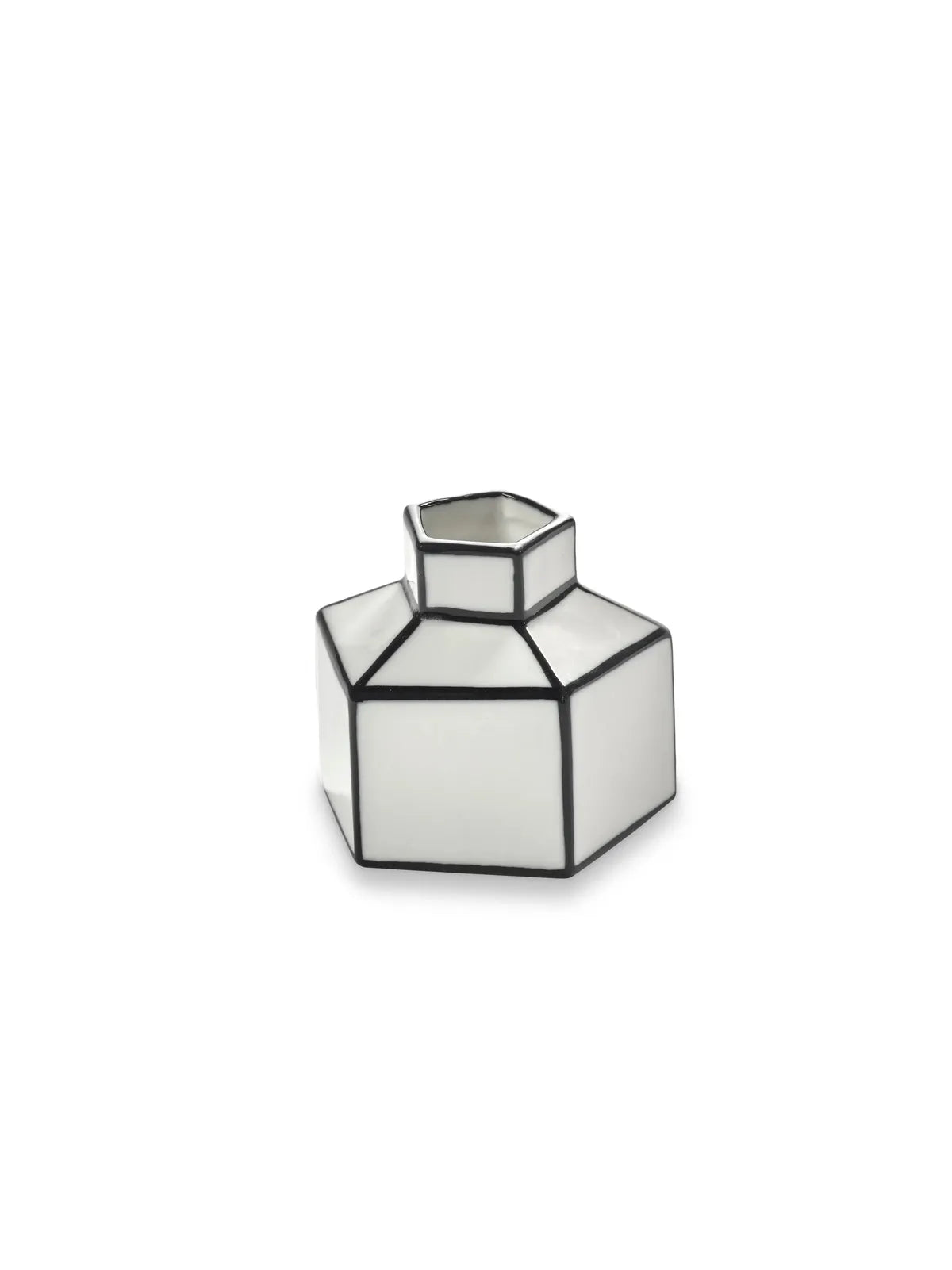 Serax - Annebet Philips - Vaas Wit/Zwart S Carte Blanche