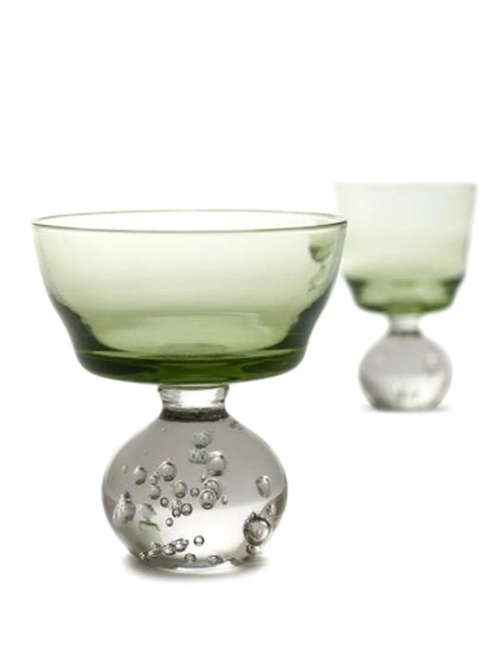 Serax - Bela Silva - Steelpglas M Groen Eternal Snow - Set van 6